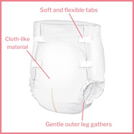 McKesson BR30643 Super Moderate Absorbency Incontinence Brief, Medium (CS/96)