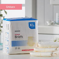 McKesson BR30645 Super Moderate Absorbency Incontinence Brief, Extra Large (CS/60)