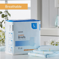 McKesson Classic McKesson BRBRLG Classic Light Absorbency Incontinence Brief, Large (BG/18)