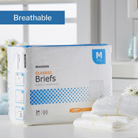 McKesson Classic McKesson BRBRMD Classic Light Absorbency Incontinence Brief, Medium (BG/24)