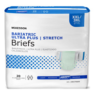 McKesson Ultra Plus Stretch McKesson BRSTRBAR Ultra Plus Bariatric Incontinence Brief (BG/20)