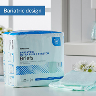 McKesson Ultra Plus Stretch McKesson BRSTRBAR Ultra Plus Bariatric Incontinence Brief (CS/80)
