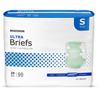 McKesson Ultra McKesson BRULSM Ultra Heavy Absorbency Incontinence Brief, Small (BG/24)