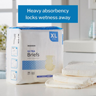 McKesson Ultra McKesson BRULXL Ultra Heavy Absorbency Incontinence Brief, Extra Large (BG/15)