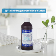 McKesson McKesson HDX-D0011-Hydrox Hydrogen Peroxide Antiseptic, 8 oz Bottle, First Aid Supplies (CS/12)