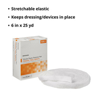 McKesson MSVP114701-McKesson Tubular Bandage, Size 1, 25 Yard, Retainer Dressings (BX)