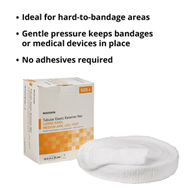 McKesson MSVP114704-McKesson Tubular Bandage, Size 4, 25 Yard, Retainer Dressings (CS)