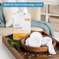 McKesson MSVP114705-McKesson Tubular Bandage, 14-1/2 Inch x 25 Yard, Size 5, Retainer Dressings (CS)