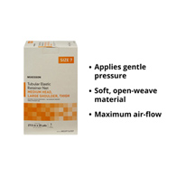 McKesson MSVP114707-McKesson Tubular Bandage, Size 7, 25 Yard, Retainer Dressings (BX)