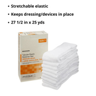 McKesson MSVP114707-McKesson Tubular Bandage, Size 7, 25 Yard, Retainer Dressings (CS)