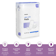 McKesson Ultra McKesson PADHV Ultra Heavy Absorbency Bladder Control Pad, 14 in Length (BG/42)