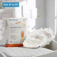 McKesson TP-4T5T-McKesson Toddler Training Pants, 4T to 5T, Overnight & Training Pants (BG)