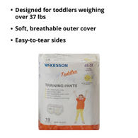 McKesson TP-4T5T-McKesson Toddler Training Pants, 4T to 5T, Overnight & Training Pants (BG)
