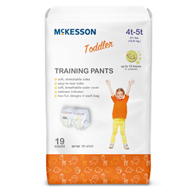 McKesson TP-4T5T-McKesson Toddler Training Pants, 4T to 5T, Overnight & Training Pants (BG)