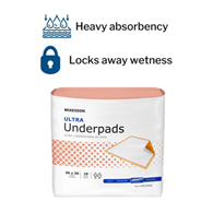 McKesson UPHV3030 Ultra Underpad-100/Case
