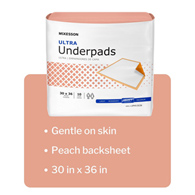 McKesson UPHV3036 Ultra Underpad-100/Case