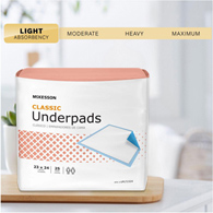 McKesson UPLT2324 Lite Underpad-200/Case