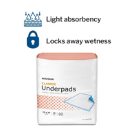 McKesson UPLT2336 Lite Underpad-150/Case