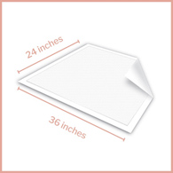 McKesson Ultimate Breathable McKesson UPMX2436 Ultimate Breathable Underpads, Maximum Protection, 24" x 36" (BG/5)