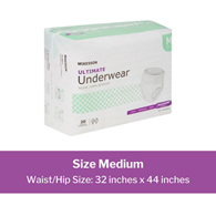 McKesson UW33851-McKesson Ultimate Maximum Absorbent Underwear, Medium, Underwear (BG)