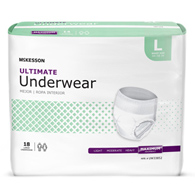 McKesson UW33852-McKesson Ultimate Maximum Absorbent Underwear, Large, Underwear (BG)