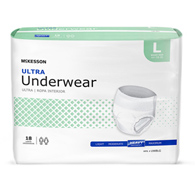 McKesson Ultra McKesson UWBLG-McKesson Ultra Heavy Absorbent Underwear, Large, Underwear (BG)