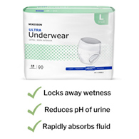 McKesson UWBLG Ultra Protective Underwear-72/Case