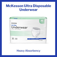 McKesson UWBMD Ultra Protective Underwear-80/Case