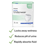 McKesson Ultra McKesson UWBXXL-McKesson Ultra Heavy Absorbent Underwear, 2X-Large, Underwear (BG)
