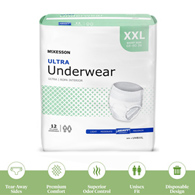 McKesson Ultra McKesson UWBXXL-McKesson Ultra Heavy Absorbent Underwear, 2X-Large, Underwear (BG)
