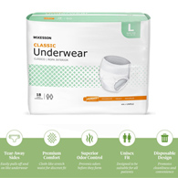 McKesson Classic McKesson UWELG Classic Light Absorbent Underwear, Large (BG/18)