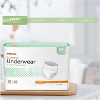 McKesson Classic McKesson UWEMD Classic Light Absorbent Underwear, Medium (BG/20)