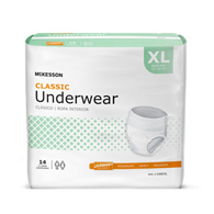 McKesson Classic McKesson UWEXL Classic Light Absorbent Underwear, Extra Large (BG/14)