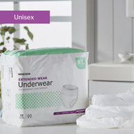 McKesson UWEXTXL-McKesson Extended Wear Maximum Absorbent Underwear, Extra Large, Underwear (CS)