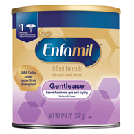Enfamil Gentlease Mead Johnson 174101-Enfamil Gentlease Powder Infant Formula, 12.4 oz Can, Baby Formula & (EA/1)