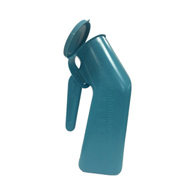 Medegen Medical Products 00095-Medegen Male Urinal, Plastic, Blue, Urinals