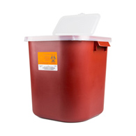 Sharps Medegen Medical Products 8705-Sharps Multi-purpose Sharps Container, 8 gal, 14 x 13-3/4 x 13-3/4 in (CS/10)