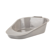 Medegen Medical Products H100-11-Medegen Fracture Bedpan, Gray, 1 Quart, Bedpans (CS)