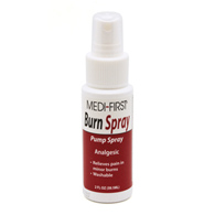 Medi-First Medique Products 22502-Medi-First Lidocaine Burn Relief, 2 oz Spray Bottle, First Aid