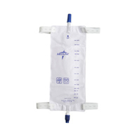 Medline DYND12578 Urinary Leg Bag w/ Twist Valve, 950 mL (48/Case)