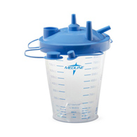 Medline HCS7850 Suction Canister w/ Lid, 850 mL (12/Case)