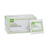 Medline MDS090855 Adhesive Remover, 1-1/4 x 1-1/2 in Wipe (10/Case)