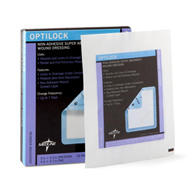 Medline OptiLock MSC6455EP Non-Adhesive Dressing, 5 x 5-1/2 in 10/Box)