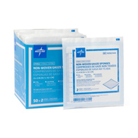 Medline Avant Gauze NON21444 Sterile Nonwoven Sponge, 4 x 4 in, Gauze Dressings (600/Case)