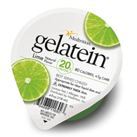 Gelatein Medtrition/National Nutrition 11692 Oral Supplement Gelatein Lime Gel 4 oz Cup (CS)