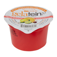 Gelatein 11693 Gelatein 20 Fruit Punch High Protein Gelatin, 4 oz cup (CS)