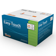 MHC Medical 629155 Standard Insulin Syringe with EasyTouch Needle, 1 mL, 1/2 in, 29G (100/BX)