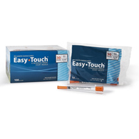 MHC Medical 830165 Insulin Syringe with EasyTouch Needle, 1 mL, 30G, 5/16 in (100/BX)