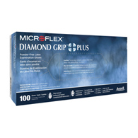 Diamond Grip Plus Microflex Medical DGP-350-L-Microflex Diamond Grip Plus Latex Gloves, Large, White (BX/100)