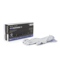 LifeStar EC Microflex Medical LSE-104-L-LifeStar EC Nitrile Extended Cuff Exam Glove, Large, White/Blue (BX/100)